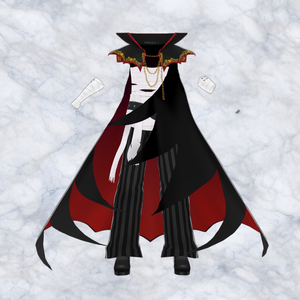 VRoid Hair Accessory & Clothes 『夜ノ宴』