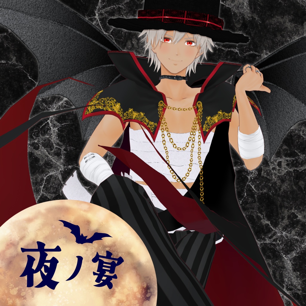 VRoid Hair Accessory & Clothes 『夜ノ宴』