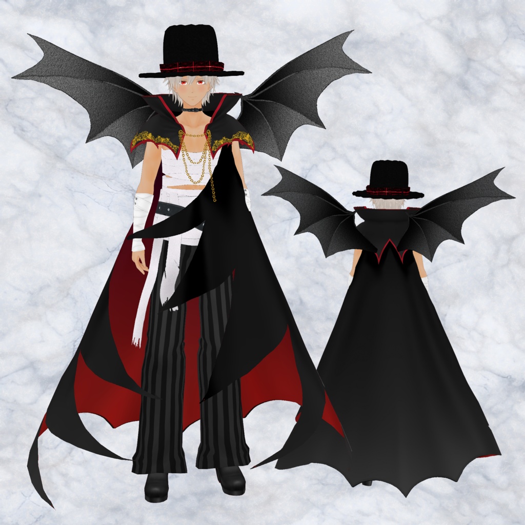 VRoid Hair Accessory & Clothes 『夜ノ宴』