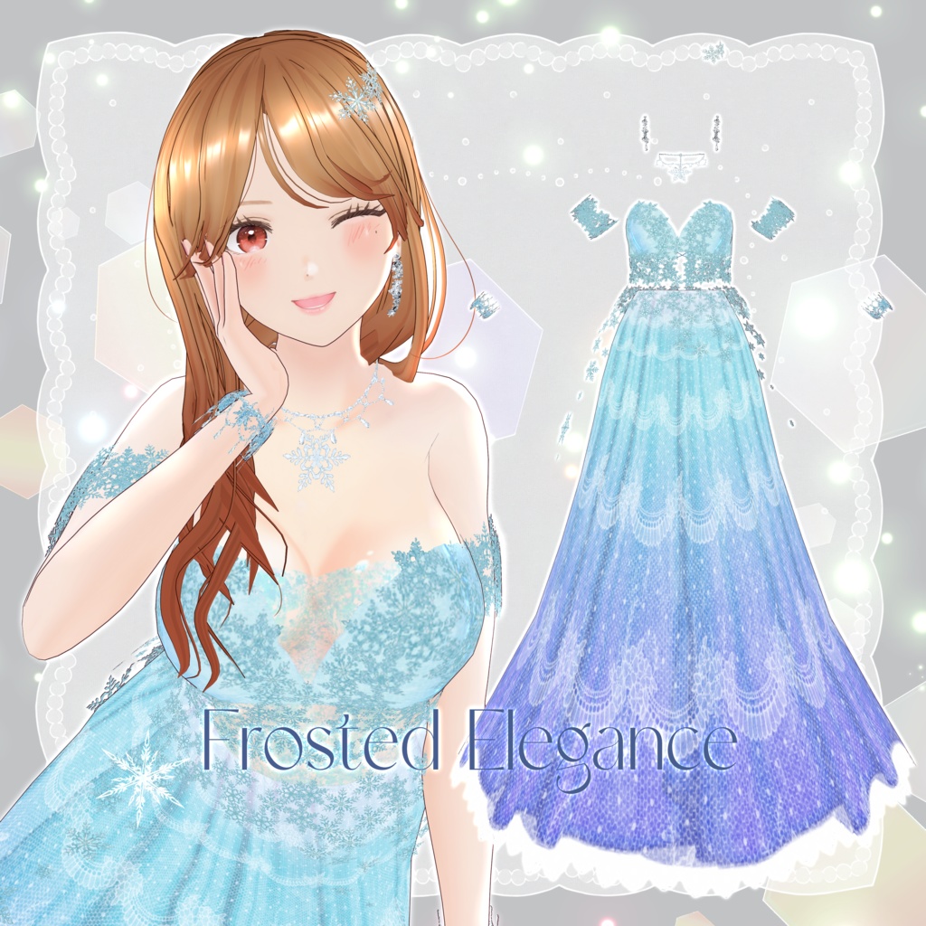 VRoid Clothes 「Frosted Elegance」customitem xwear