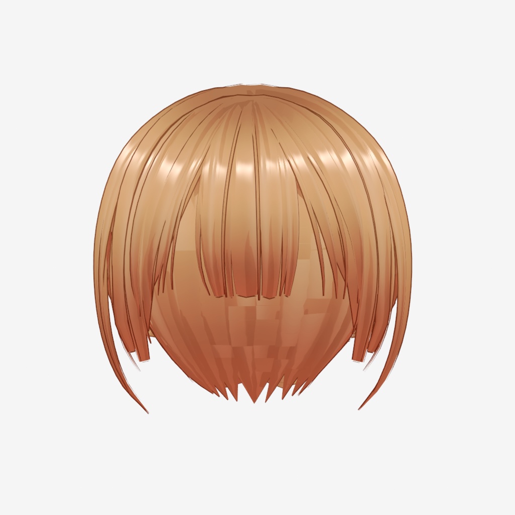 VRoid Hair presets お団子ヘア向けまとめ髪