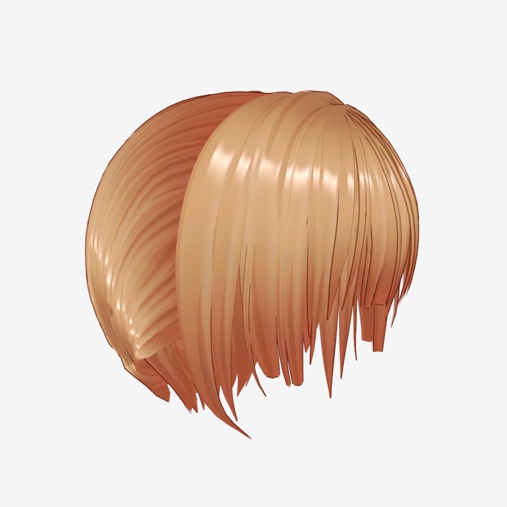 VRoid Hair presets お団子ヘア向けまとめ髪