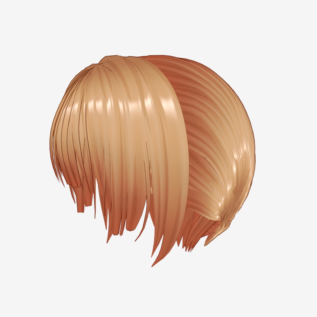 VRoid Hair presets お団子ヘア向けまとめ髪