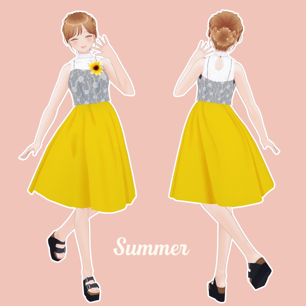 VRoid Clothes 春夏秋冬セットアップ