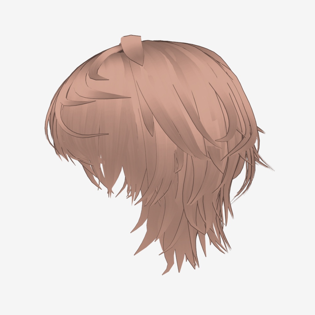 VRoid Hair customitem 束感ネオウルフ