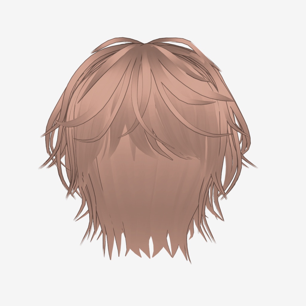 VRoid Hair customitem 束感ネオウルフ