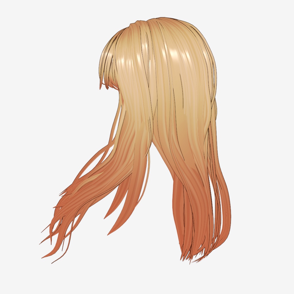 VRoid Hair customitem 贅沢ロング ーLuxe Longー