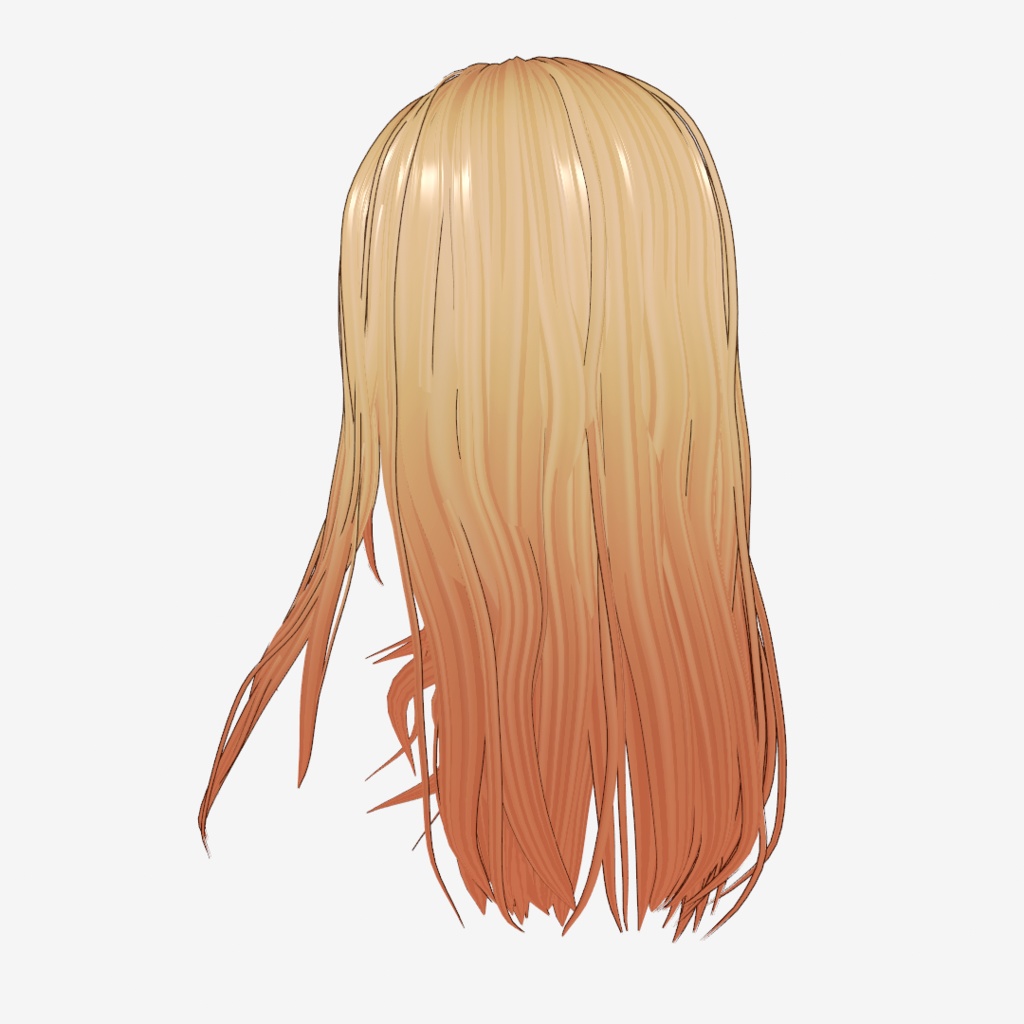 VRoid Hair customitem 贅沢ロング ーLuxe Longー