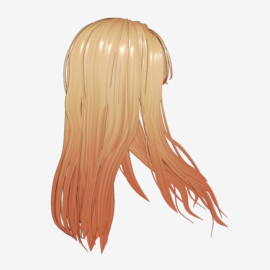 VRoid Hair customitem 贅沢ロング ーLuxe Longー