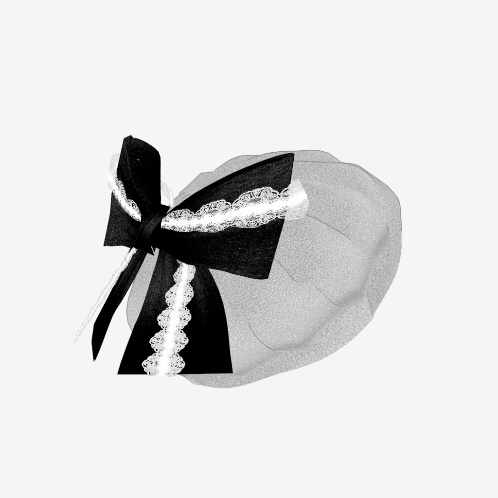 VRoid Hair Accessory にゃんにゃん擬態ベレー