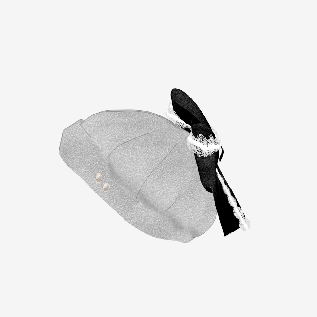 VRoid Hair Accessory にゃんにゃん擬態ベレー