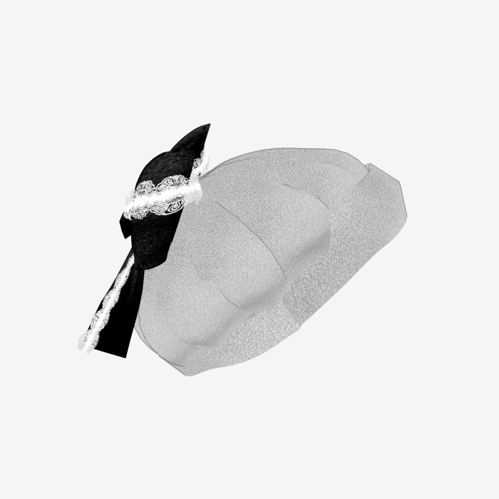 VRoid Hair Accessory にゃんにゃん擬態ベレー