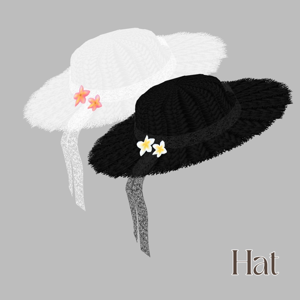 VRoid Hair Accessory & Clothes 「 S O L É A 」