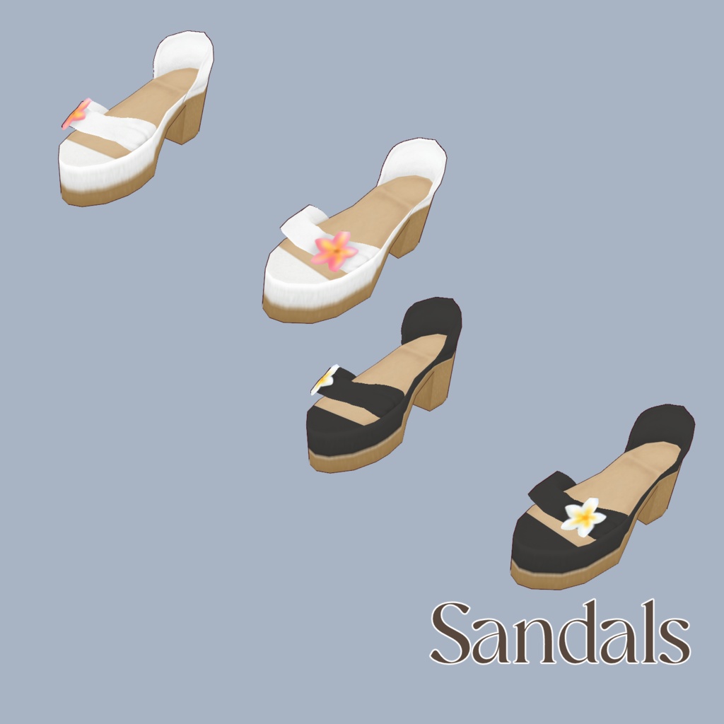 VRoid Hair Accessory & Clothes 「 S O L É A 」