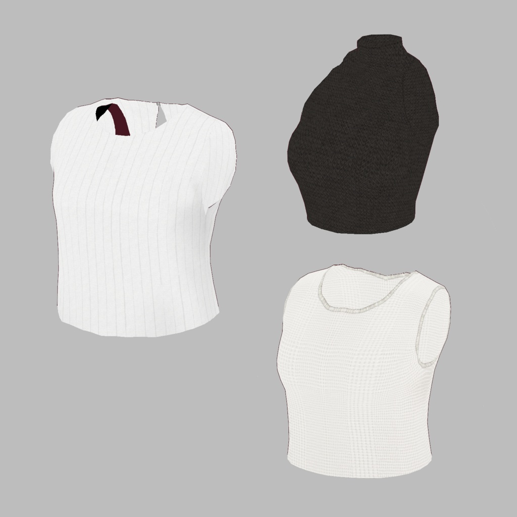 VRoid Clothes 普段着セット「Sunny Basics」