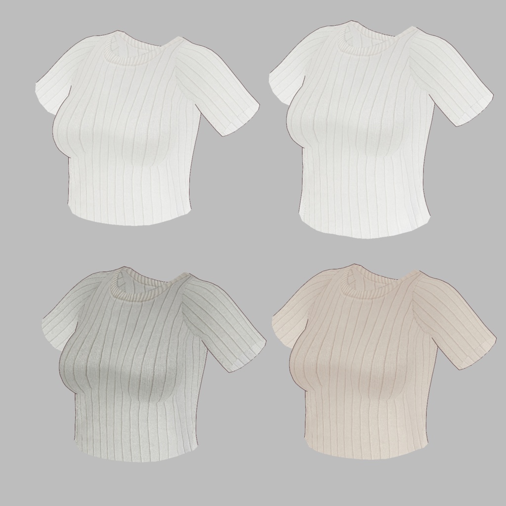 VRoid Clothes 普段着セット「Sunny Basics」