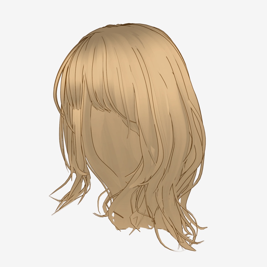 VRoid Hairstyle「Sweet Meringue」