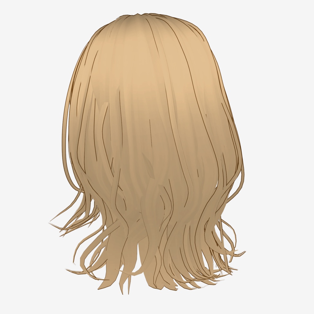 VRoid Hairstyle「Sweet Meringue」