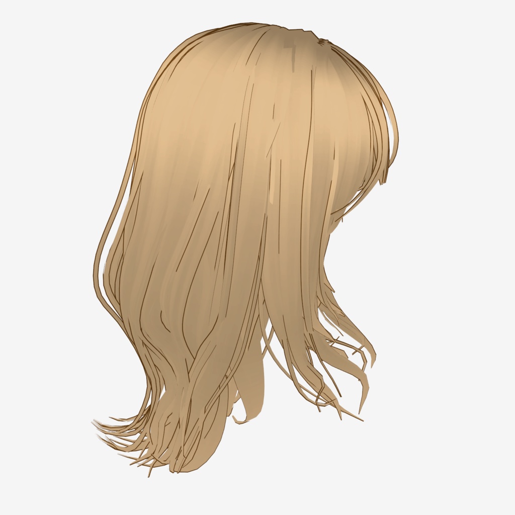 VRoid Hairstyle「Sweet Meringue」