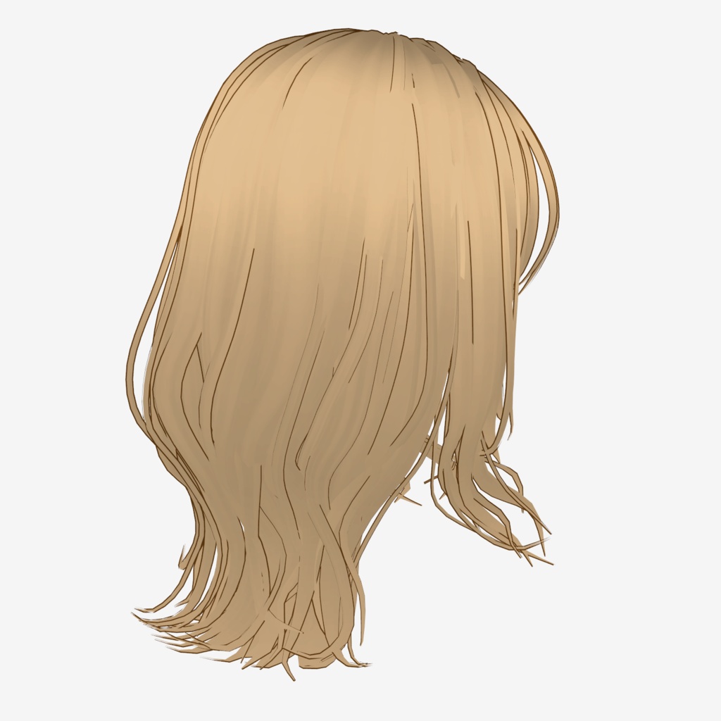 VRoid Hairstyle「Sweet Meringue」