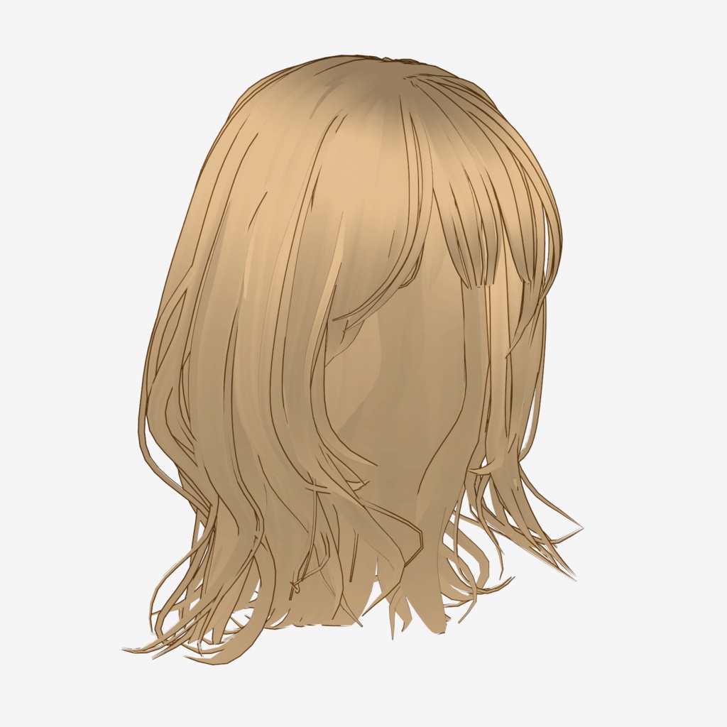 VRoid Hairstyle「Sweet Meringue」