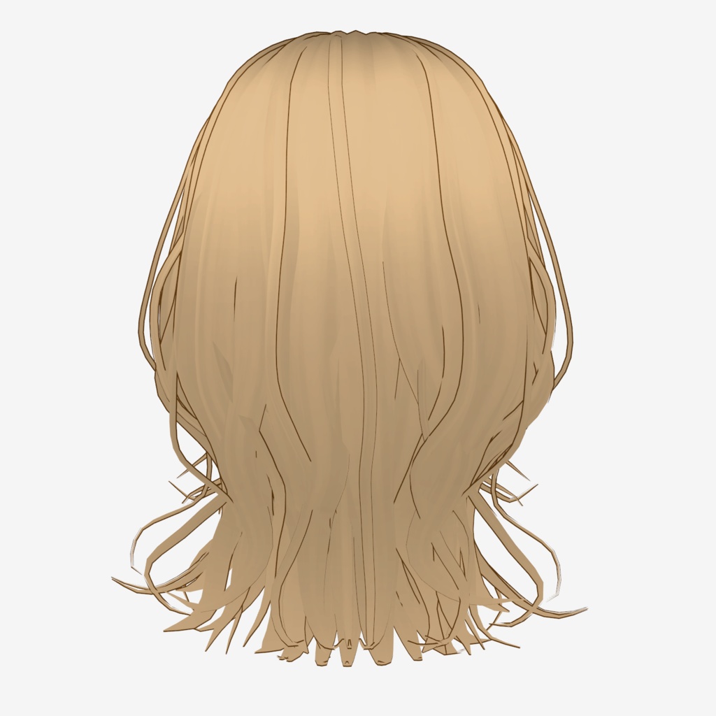 VRoid Hairstyle「Sweet Meringue」