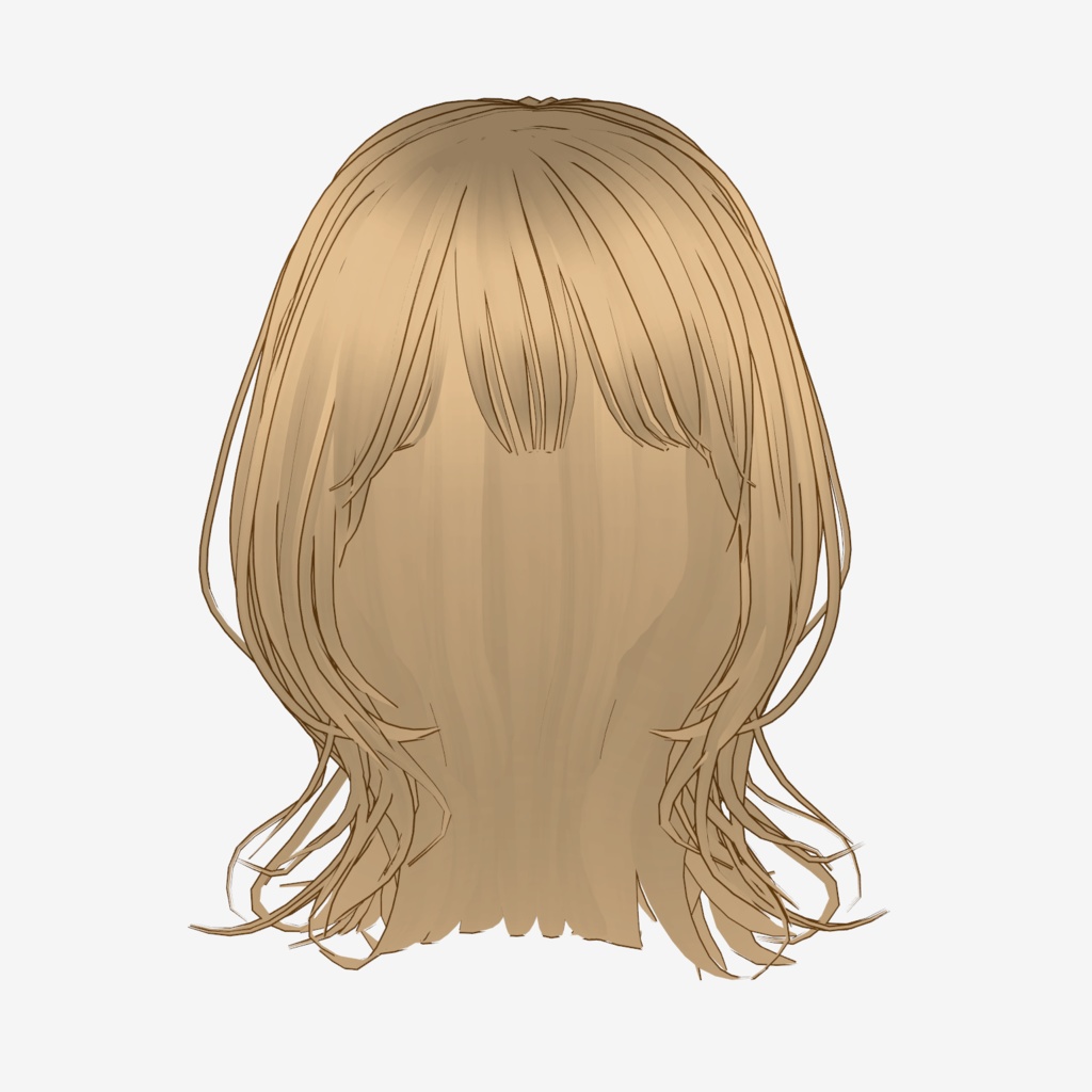 VRoid Hairstyle「Sweet Meringue」