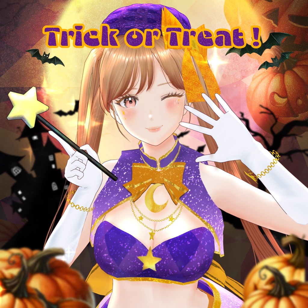 VRoid Idol's Costume「Lunaria Noir」(6Color)