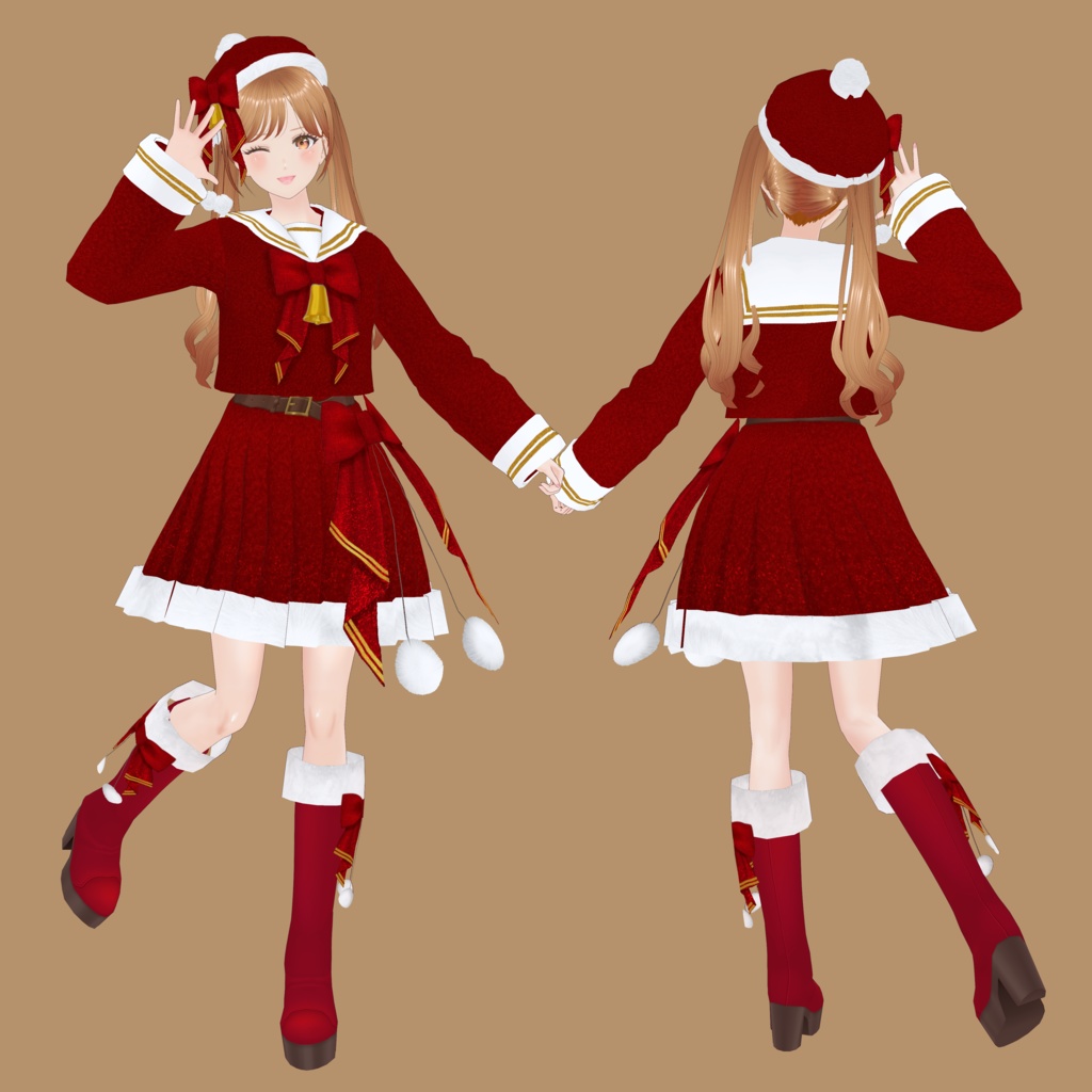 VRoid Costume「Snowlight Melody」(3Color)