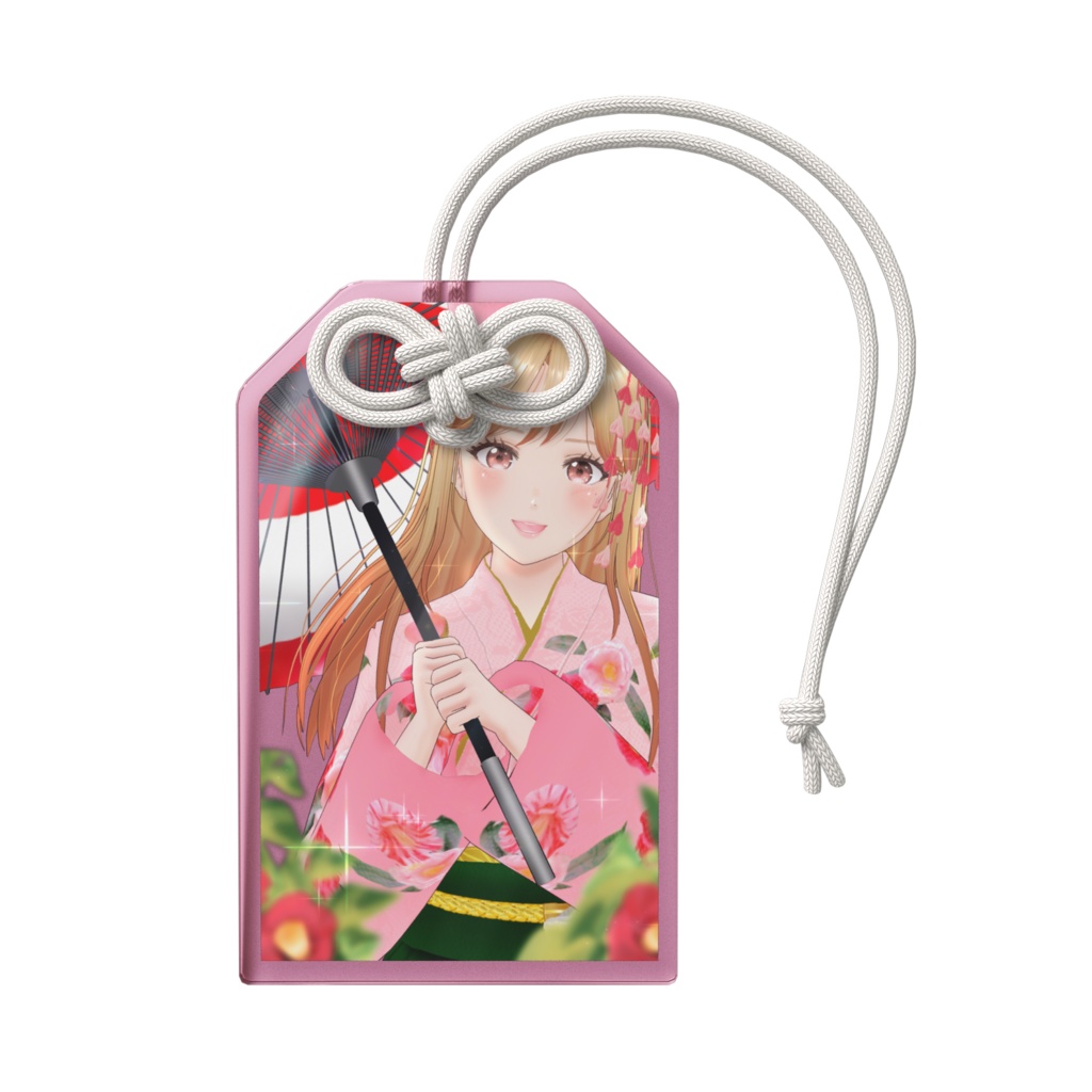 アクリルお守り(華やぎピンク)