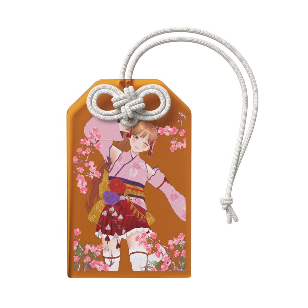 アクリルお守り(きらめきイエロー)