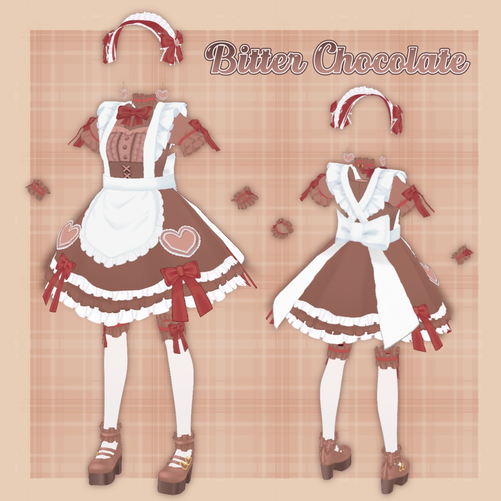 VRoid Outfit 「あまあまBerry(全4種)」