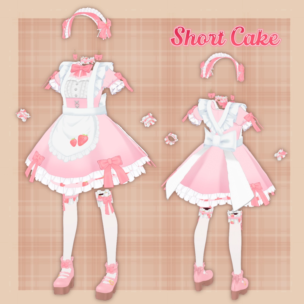 VRoid Outfit 「あまあまBerry(全4種)」