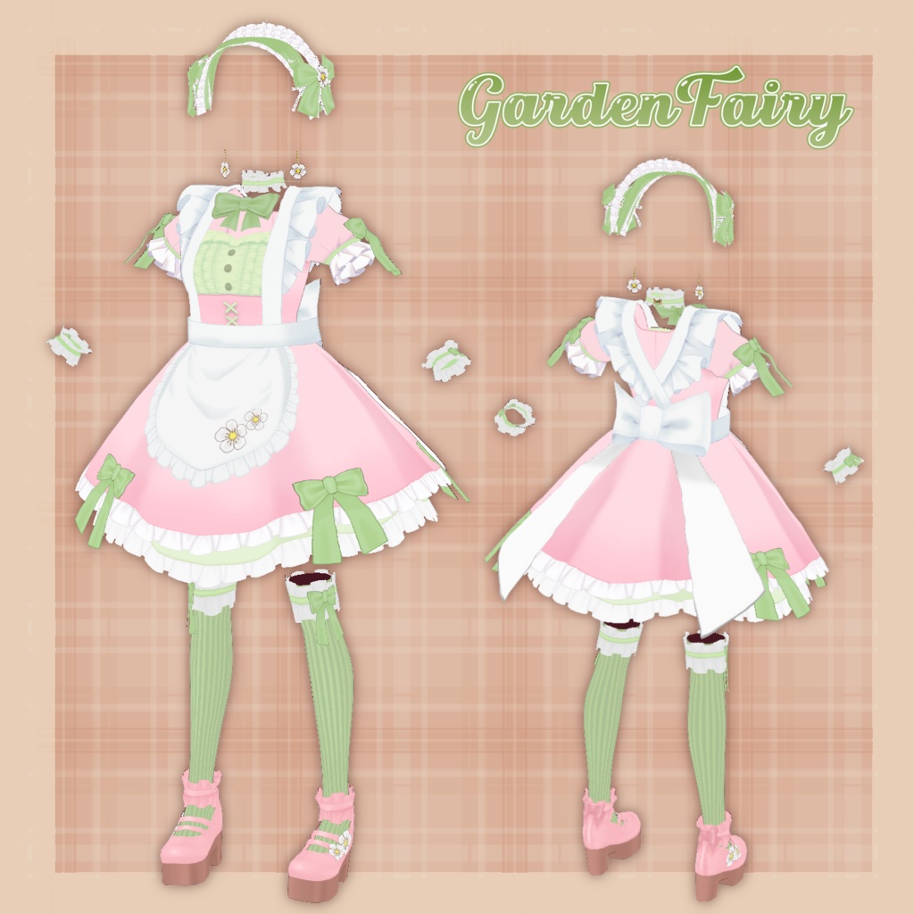 VRoid Outfit 「あまあまBerry(全4種)」