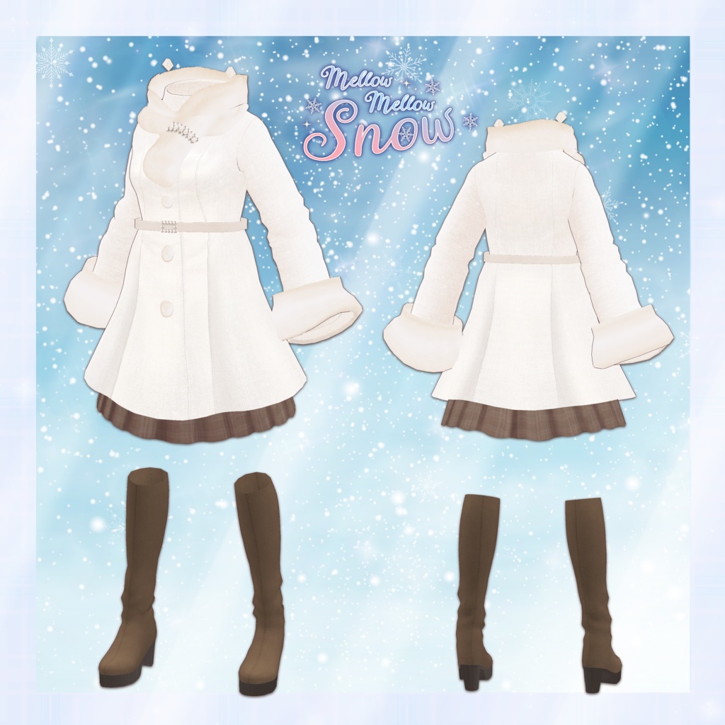 VRoid Outfit 「Mellow Mellow Snow(❄️メロメロスノー❄️)」