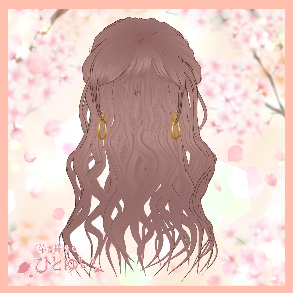 VRoid Hairstyle「春に舞うひとゆい」