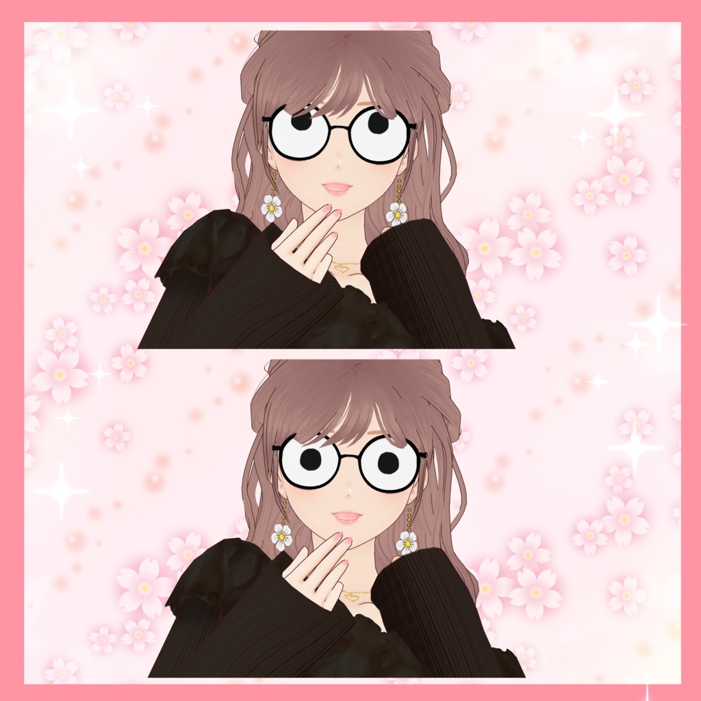 VRoid customitem 「ヘンシン!メガネセット(全16種)」