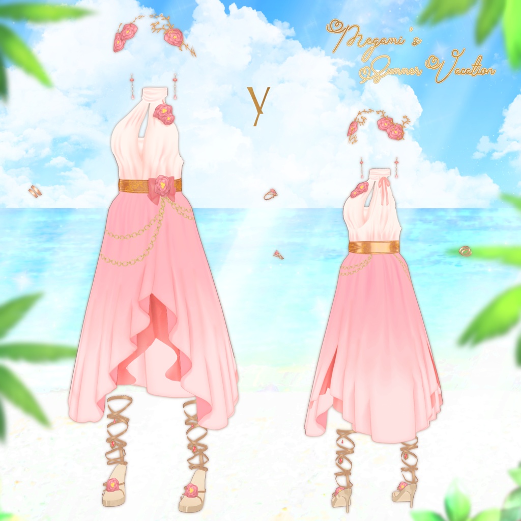 VRoid Clothes 「🌺女神のサマーバケーション🌺 - Megami's Summer Vacation -」