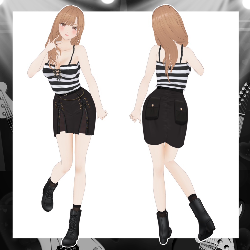 🌟期間限定無料配布 コラボ衣装🌟 VRoid Clothes 「守護天使の鼓動 -Schutzengel Beat-」