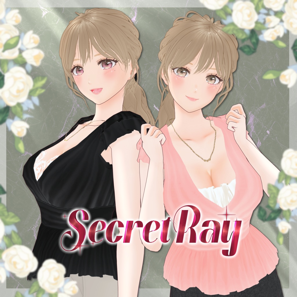 VRoid Clothes 「🗝️Secret Ray🤍 ー秘めた光ー」