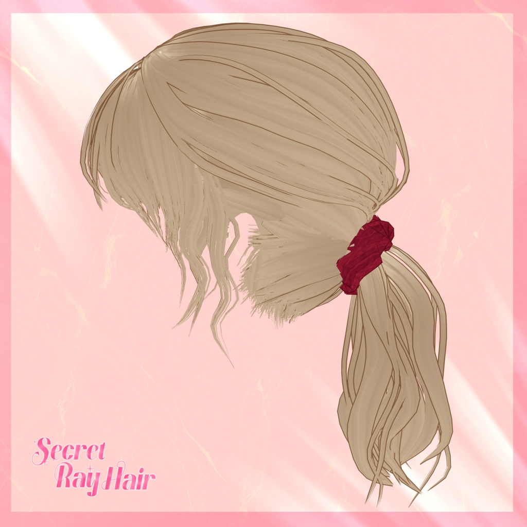 VRoid Hairstyle「🗝️Secret Ray -Hair-🤍」