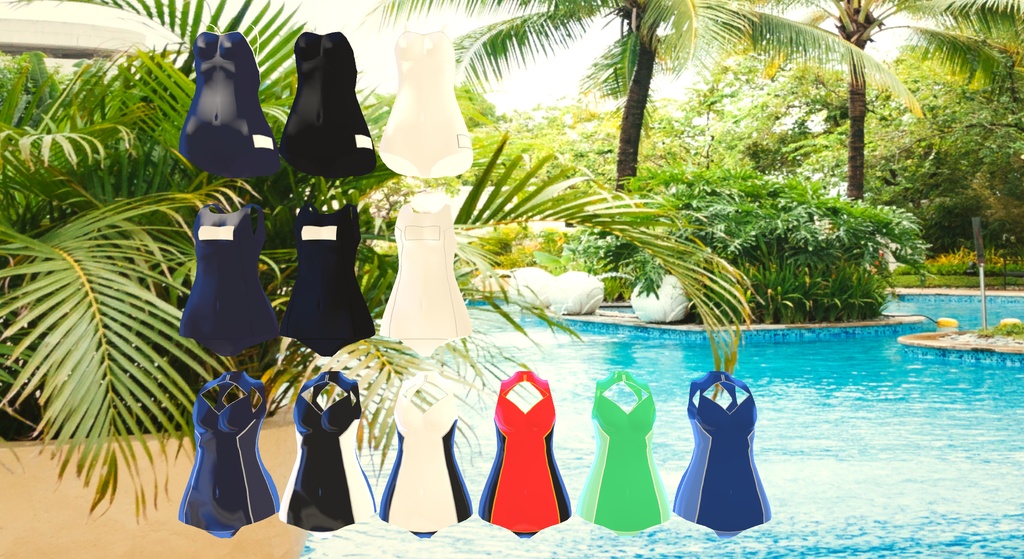 シャオマオ2ちゃん専用スク水セット