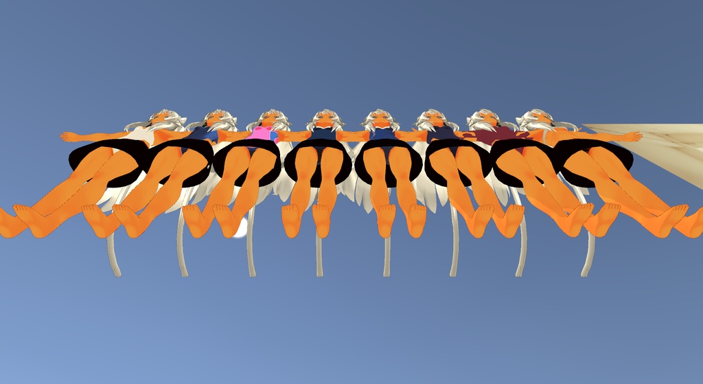 シャオマオ2ちゃん用シンプルミニスカ