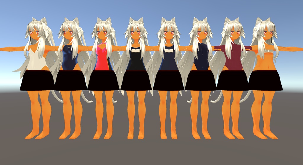 シャオマオ2ちゃん用シンプルミニスカ