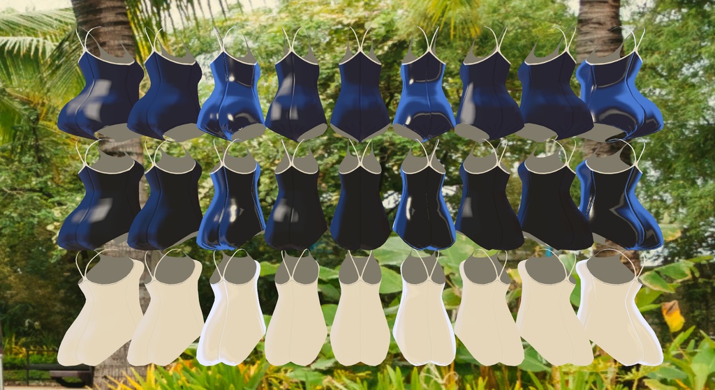 にゃんにゃんおちゃん専用スクール水着セット