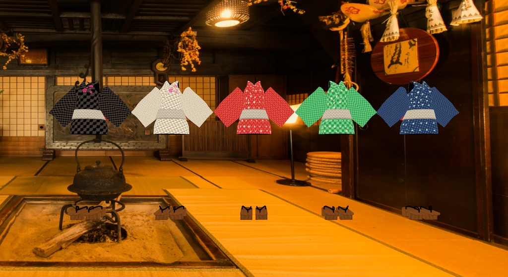 にゃんにゃんおちゃん専用和服