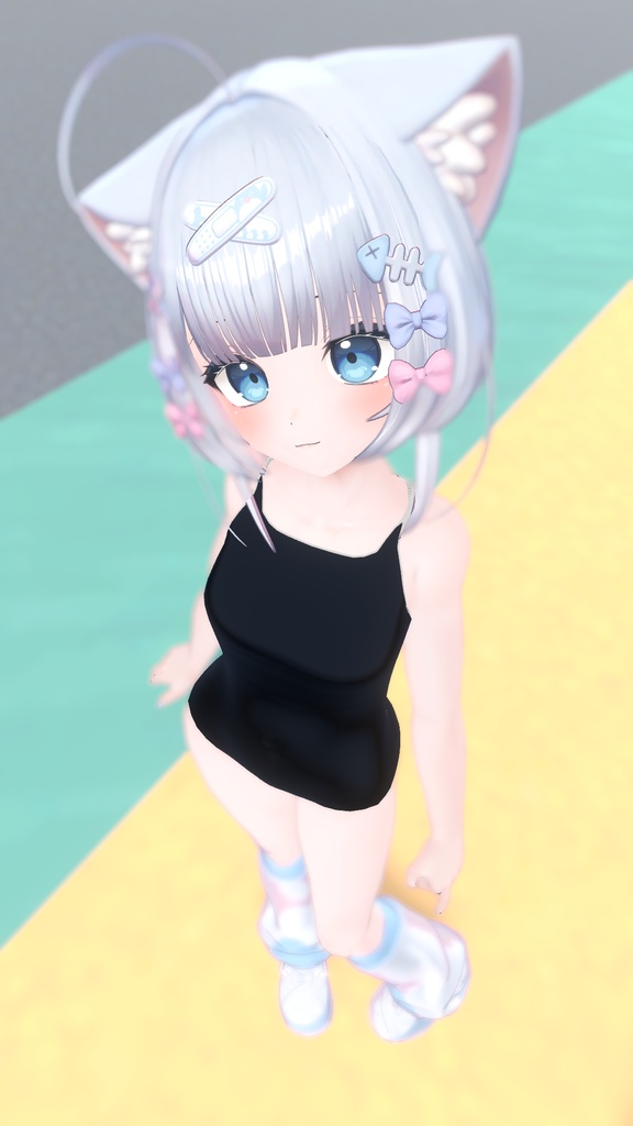 【12アバター対応】競泳タイプスクール水着