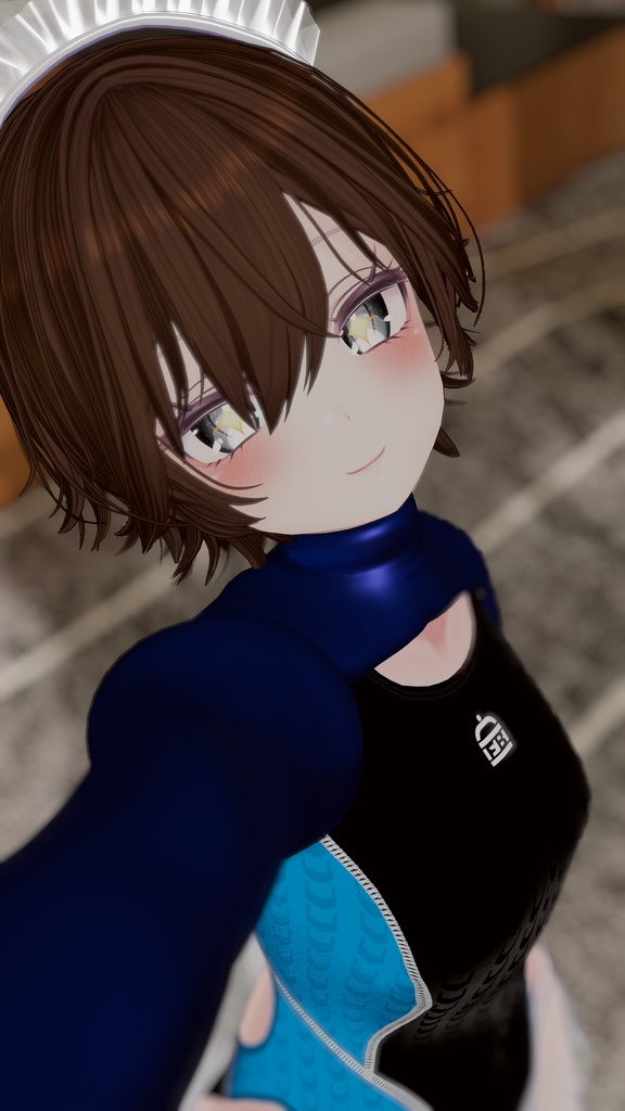 【12アバター対応】OceanSlick 水着メイド化衣装