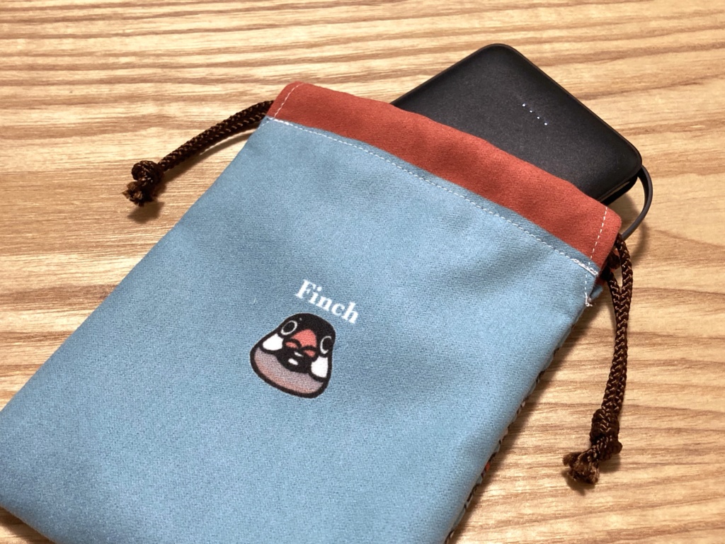アウトレット! マニアックフィンチ巾着(柄ちいさめ)