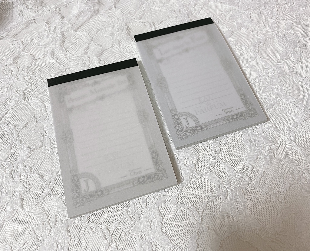 クリス/ショーン メモパッド